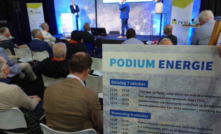 TVVL op Podium Energie tijdens Vakbeurs Energie 2025